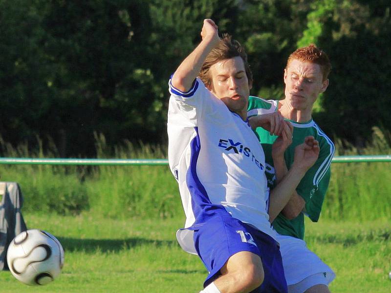 Sokol Hostouň - Sokol Tuchoměřice 3:1 , utkání I.B, tř.sk.B, 2009/10, hráno 6.6.2010 - 24.k.