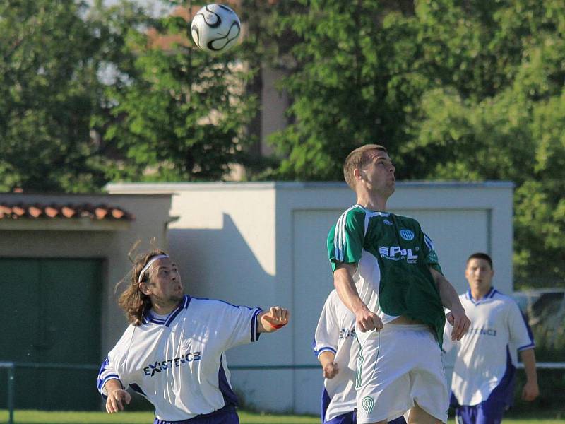 Sokol Hostouň - Sokol Tuchoměřice 3:1 , utkání I.B, tř.sk.B, 2009/10, hráno 6.6.2010 - 24.k.