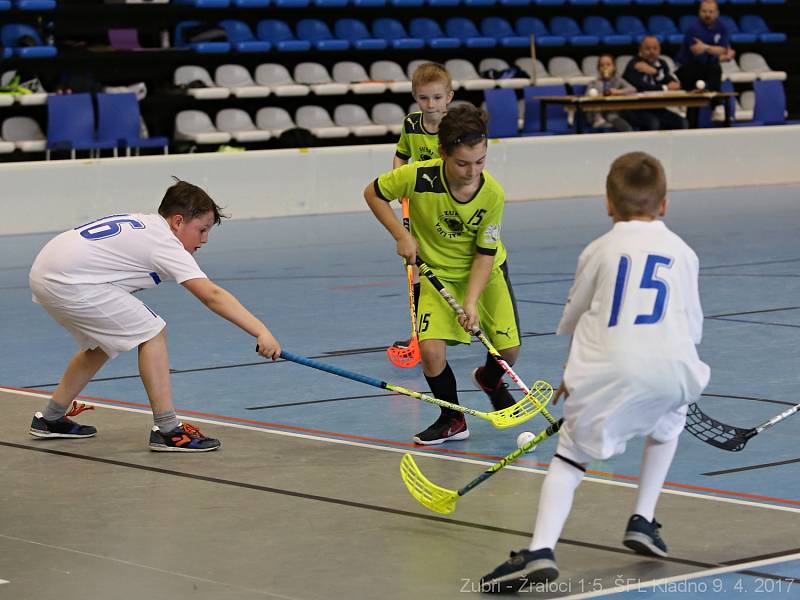 Zubři prohráli se Žraloky 0:5 / ŠFL Kladno 9. 4. 2017