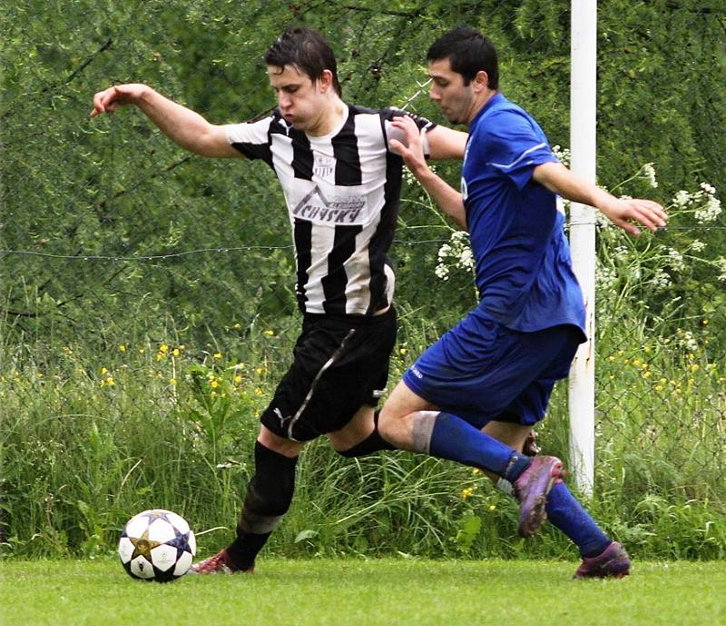 Čechie Velká Dobrá - SK Hřebeč 1:0 , utkání I.B stč. kraj, tř. 2012/13, hráno 1. 6. 2013