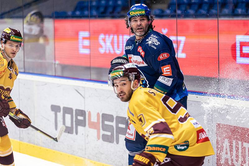 Šlágr hokejové Chance ligy Kladno - Jihlava okořenil návrat Jaromíra Jágra na led.