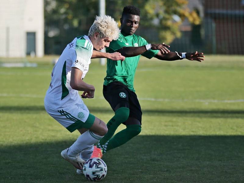 Sokol Hostouň - 1. FK Příbram B 3:4 (0:4), FORTUNA:ČFL, 24.10.2021