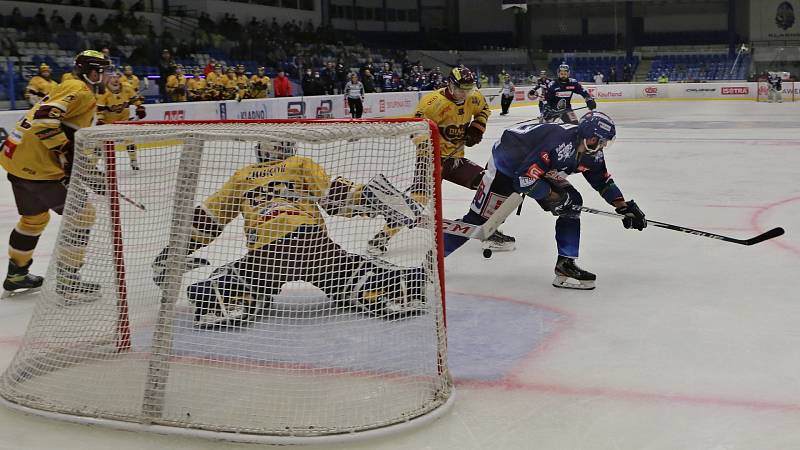 Rytíři Kladno - HC Dukla Jihlava 5:2, Finále play off první hokejové Chance ligy - 7. zápas, konečný stav 4 : 3 Kladno postupuje do EL