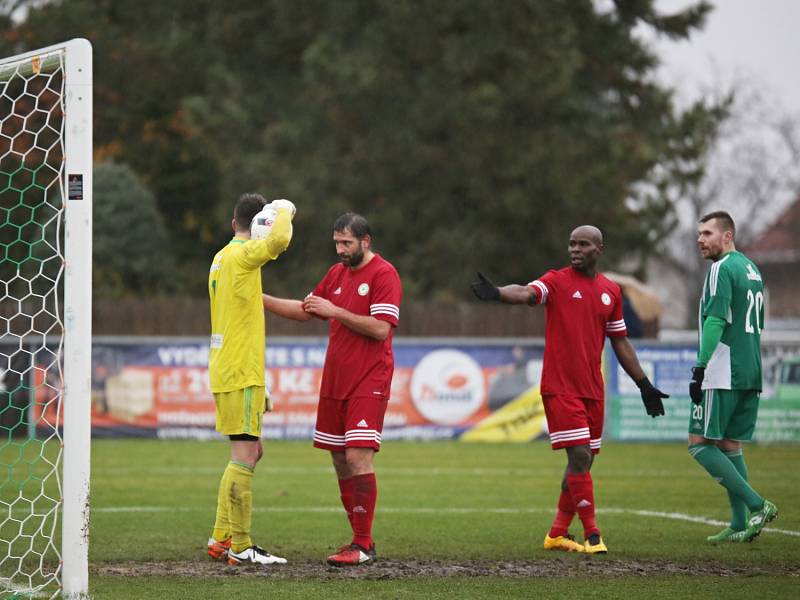 Sokol Hostouň - Meteor 1:0, Divize B, 12. 11. 2017 