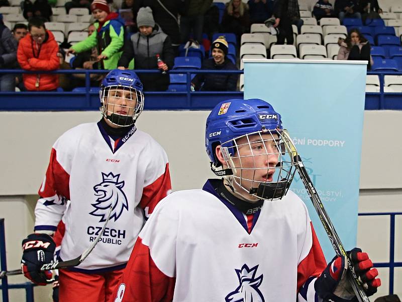 Česká republika - Finsko 3:2 sn, příprava U17 - 30. 12. 2018 Čez Stadion Kladno