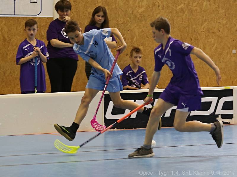 Tygři vybojovali výhru s Opicemi 4:1 / ŠFL Kladno 9. 4. 2017