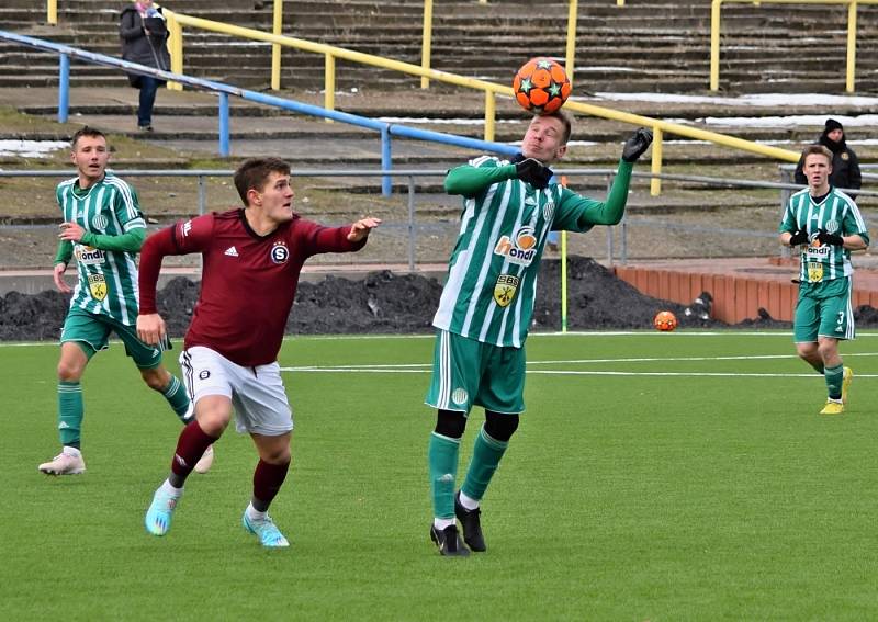 Sparta B porazila na Strahově v přípravě Hostouň 2:0.