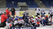 Pojď hrát hokej v Kladně, akce Rytířů pro nejmenší adepty hokeje se zúčastnily i kladenské hvězdy minulosti i současnosti Ondřej Pavelec, Jan Neliba, Radek Gardoň nebo Petr Vampola.