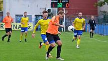 I.  třída: Slaný (v oranžovém) přetlačilo doma SK Rakovník 1:0.