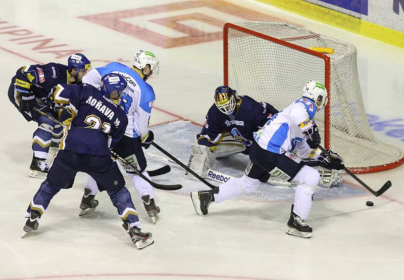 Rytíři Kladno - HC Škoda Plzeň, 50. kolo ELH 2012-13, 22.2.13