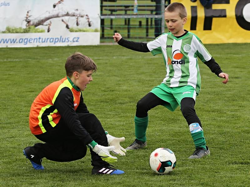 Hostouň - Slaný A 5:3, Okr. soutěž. ml. přípravek, 21. 4. 2017