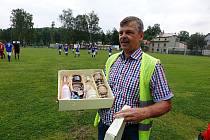 Z oslav 100. výročí fotbalu v Družci.