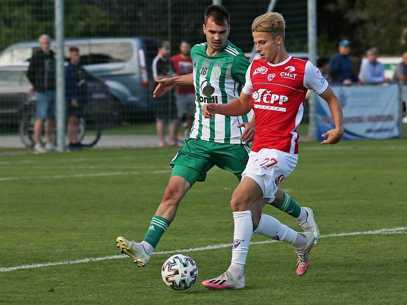 Sokol Hostouň - FK Pardubice 0:1 prodl., MOL CUP, 25. 8. 2021