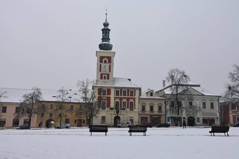 Sníh na Kladensku a Slánsku. Bílá nádhera ale brzy roztaje, teploty se 1. února šplhají k nule