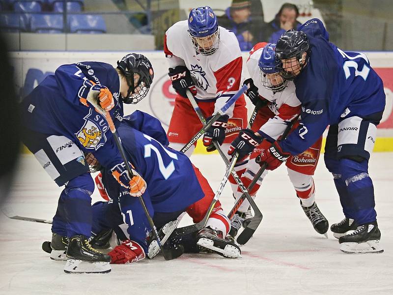 Česká republika - Finsko 3:2 sn, příprava U17 - 30. 12. 2018 Čez Stadion Kladno