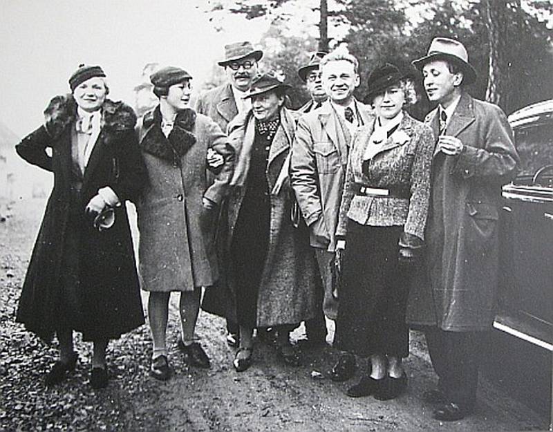 Archivní snímky Olgy Scheipflugové a jejího manžela Karla Čapka. Foto: archiv Deníku