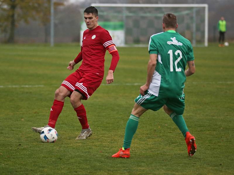 Sokol Hostouň - Meteor 1:0, Divize B, 12. 11. 2017 