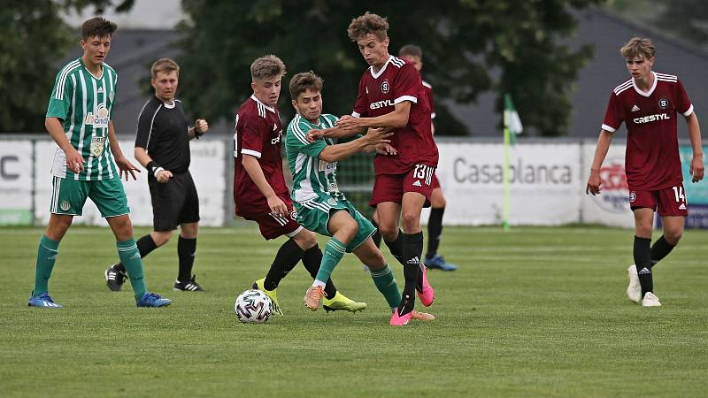 Sokol Hostouň - Sparta Praha U19 2:2, přátelské přípravné utkání 21.7. 2021