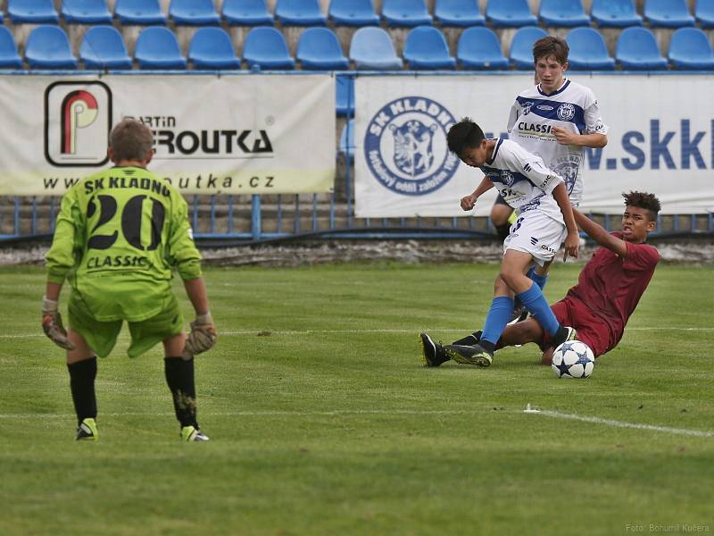 Kladenský pohár 2017. Turnaj pro kategorii U15 proběhl poslední červencový víkend na Stadionu Františka Kloze