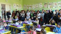 První školní den v buštěhradské Základní škole Oty Pavla
