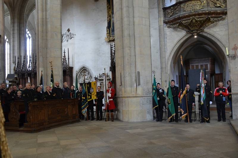 Kladenští zástupci na setkání hornických měst a obcí v Kutné Hoře.