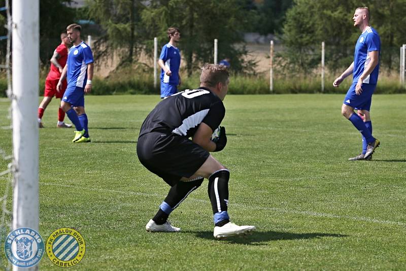 Kladno - Králův Dvůr 3:0, příprava, 25. 7. 2020