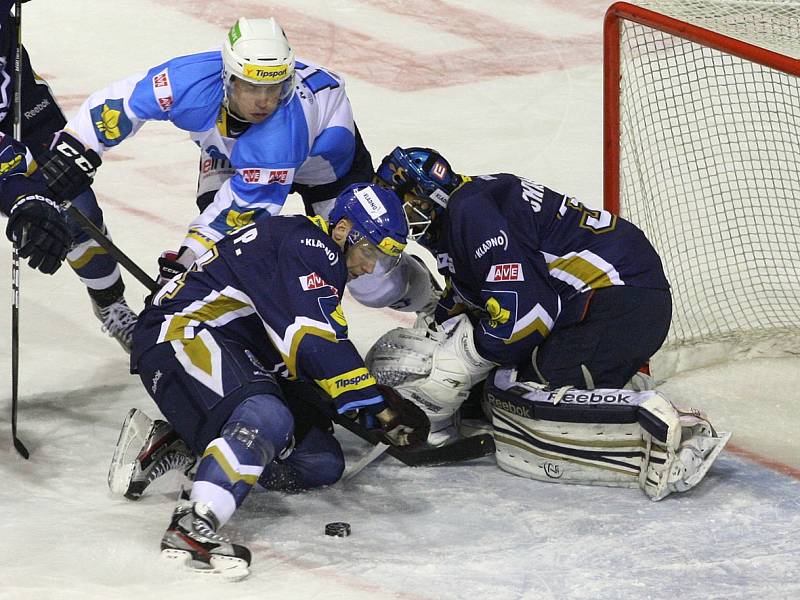 Rytíři Kladno - HC Škoda Plzeň, 50. kolo ELH 2012-13, 22.2.13