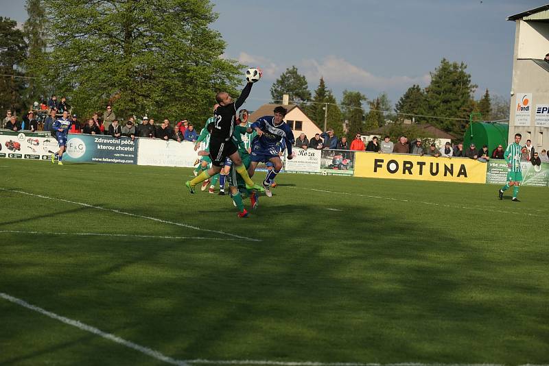 Sokol Hostouň - SK Kladno 2:0, Divize B, 28. 4. 2019