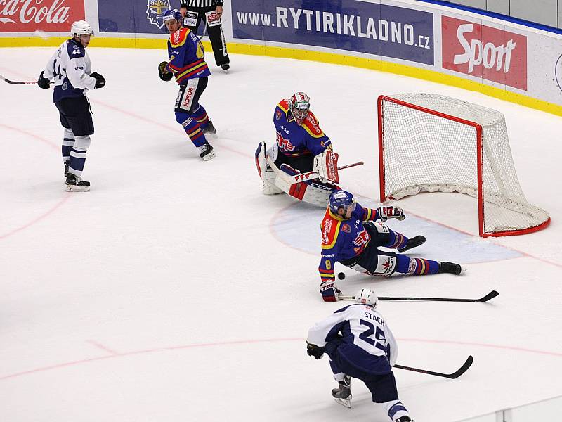 Rytíři Kladno - HC Motor České Budějovice , 1.liga LH 2014-15, 44 kolo, 14.1.15