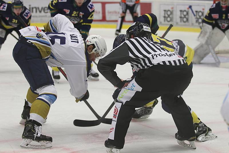 Hokejová Chance liga: Rytíři Kladno - HC Slovan Ústí nad Labem 3:2.