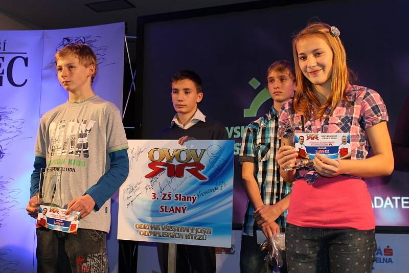 Nejúspěšnější sportovec Slaného 2012, vyhlášení v Městském centru Grand ve Slaném 10. ledna 2013