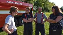Smečenští dobrovolní hasiči.