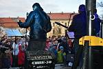 Slánské vánoční zpívání na Masarykově náměstí 2016