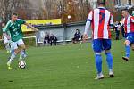 Hostouň (v zeleném) nečekaně padla v Berouně 0:2. 