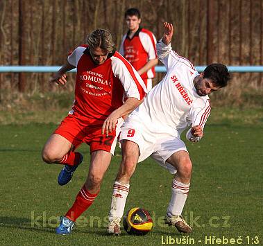 Libušín - Hřebeč 1:3 (1:1), OP 4.4.2009