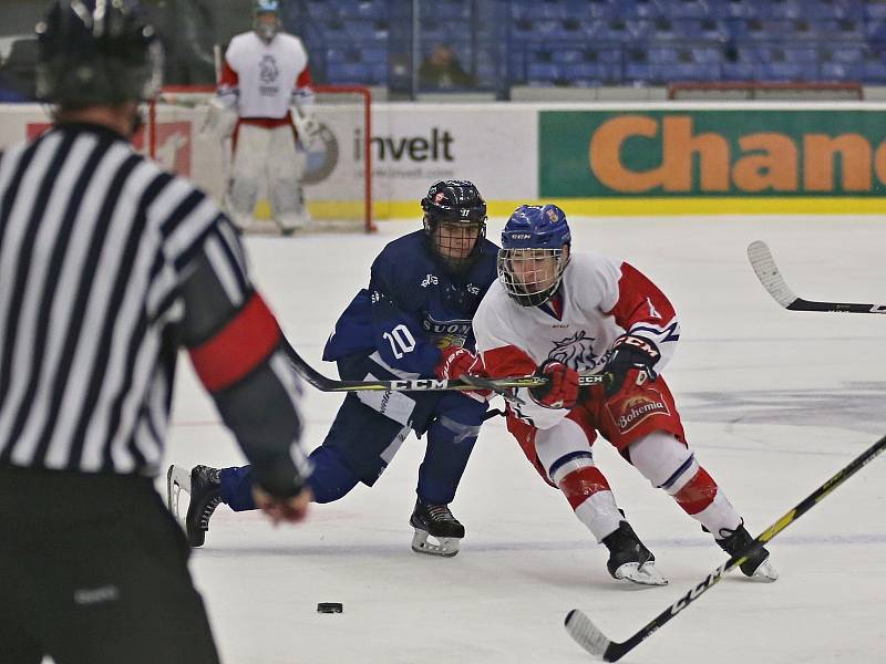 Česká republika - Finsko 3:2 sn, příprava U17 - 30. 12. 2018 Čez Stadion Kladno