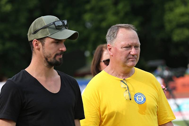 Kladno hází a Kladenské memoriály 2021 / Sletiště Kladno 15. 6. 2021. Filip Holuša a Jiří Klesnil