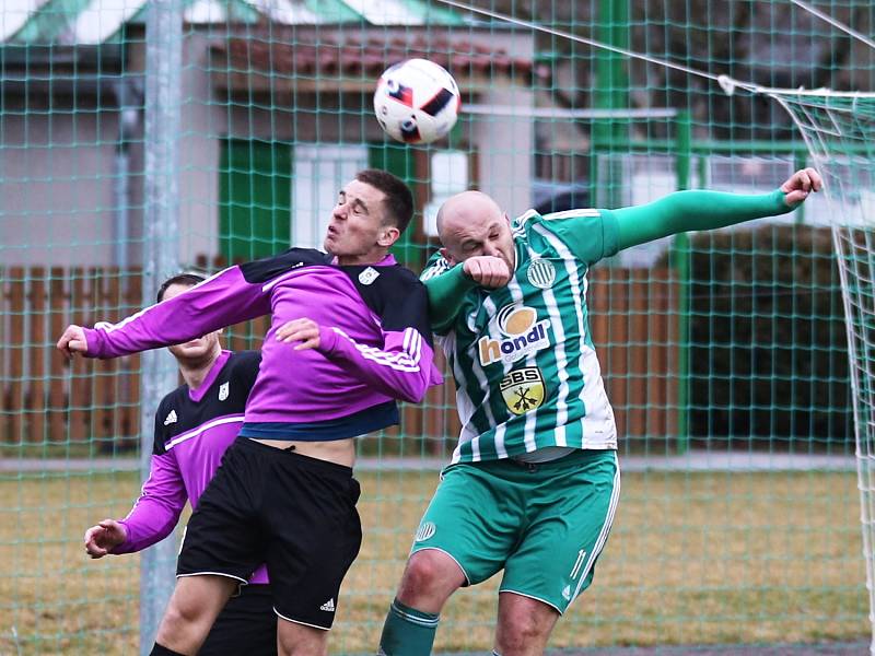 Sokol Hostouň - Tatran Rakovník 0:1, Divize B, 19. 3. 2017