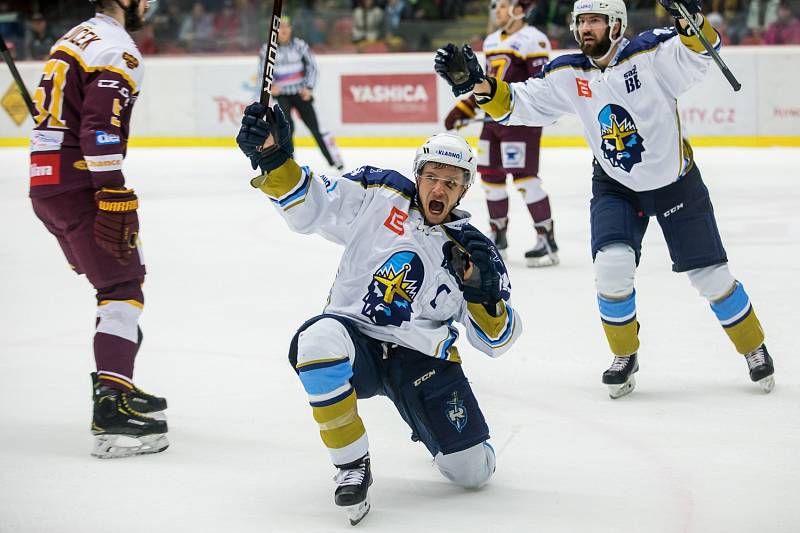 Kladno slaví, Jihlavu porazilo v pátém zápase 4:2 a postupuje do baráže.