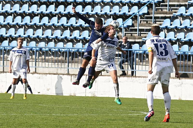 SK Kladno - FK SEKO LOUNY 3:2 (2:1), Divize B, 14. 10. 2017