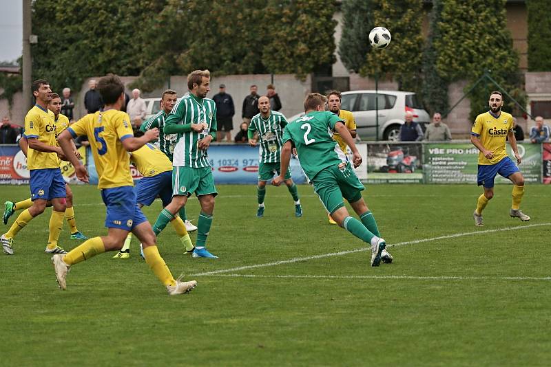 Ofsajd? ... // Sokol Hostouň - FC Písek 0:1, FORTUNA:ČFL, 8. 9. 2019