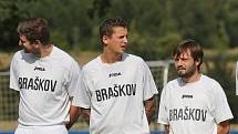 SK Braškov - Internacionálové ČR 3:2. Oslavy 90 let fotbalu na Braškově 
