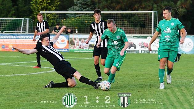 Sokol Hostouň "B" - FK Hředle 1:2 (0:2), 1.B.tř., sk. A, 4. 9. 2022