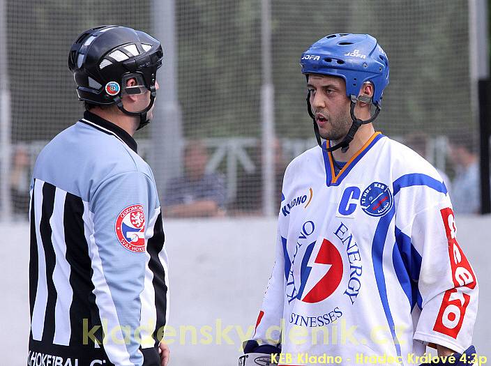 KEB Kladno - Hradec Králové 4:3 pp (1:1, 0:2, 2:0 - 1:0), 1. finále extraligy hokejbalu 2008/9, hráno 9.5.2009