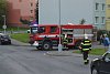 OBRAZEM: Únik plynu na slánském sídlišti. V místě zasahovali hasiči i policisté