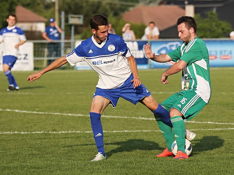 Sokol Hostouň - Slovan Velvary 3:0, Divize B, 3. 6. 2018