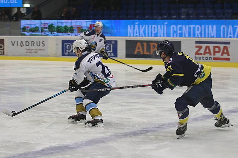 Hokejová Chance liga: Rytíři Kladno - HC Slovan Ústí nad Labem 3:2.