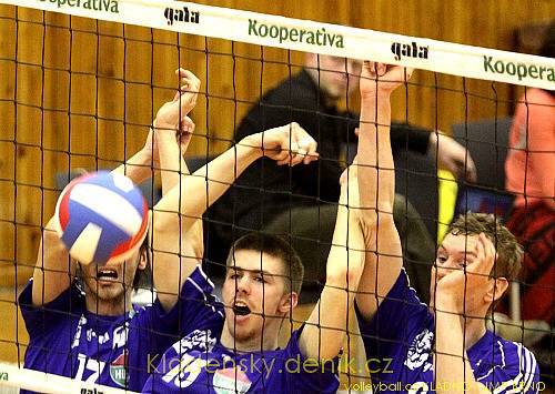 Kladno volleyball.cz -JMP Brno , Play-off čtvrtfinále, volejbalová Kooperativa extraliga mužů, 5.3.2009