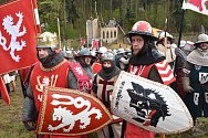 Návštěvníci středověké libušínské bitvy zhlédli další část příběhu o Jindřichu ze Samopše.