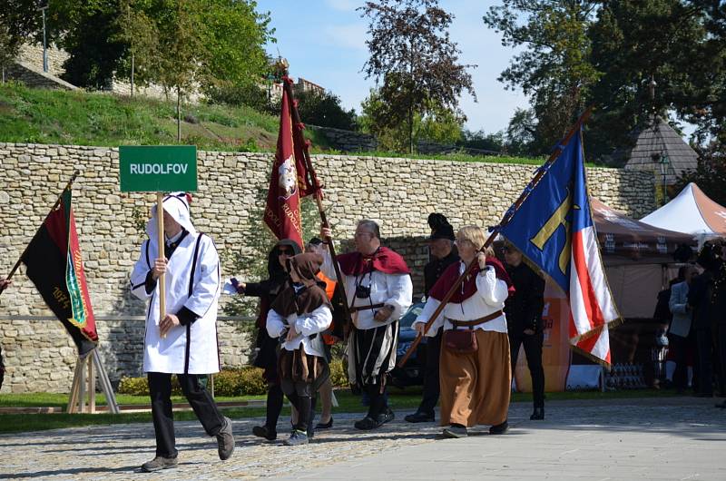 Kladenští zástupci na setkání hornických měst a obcí v Kutné Hoře.